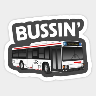 Bussin Sticker